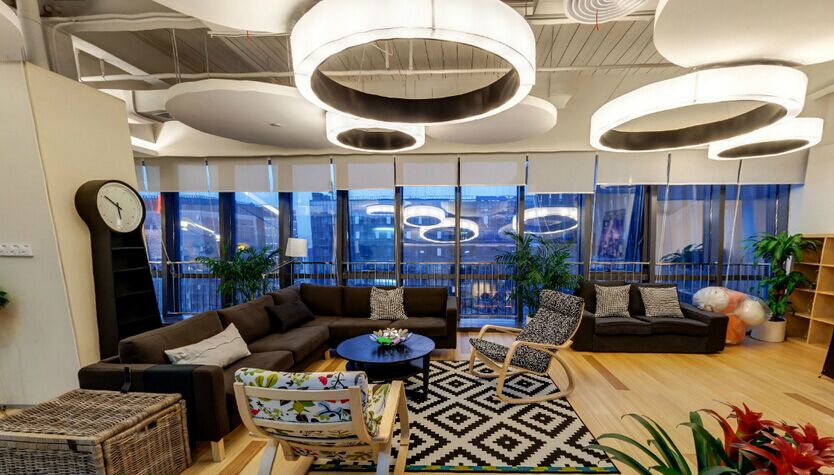 辦公室人性化設置效果圖