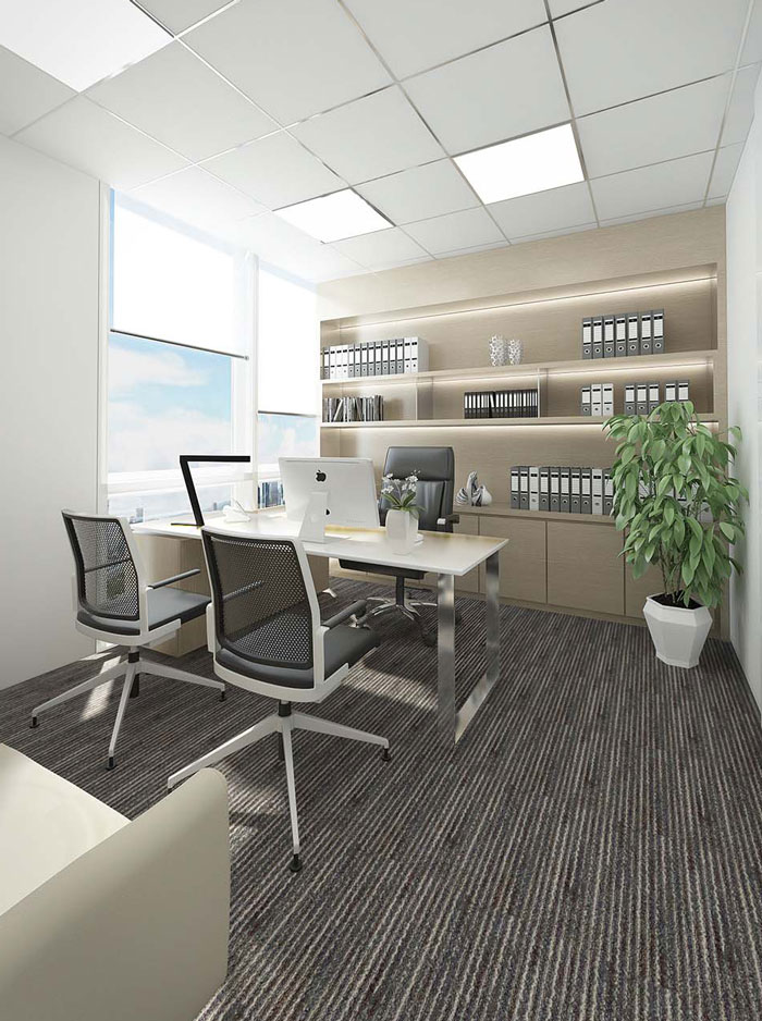 外貿公司總經理辦公室裝修設計效果圖