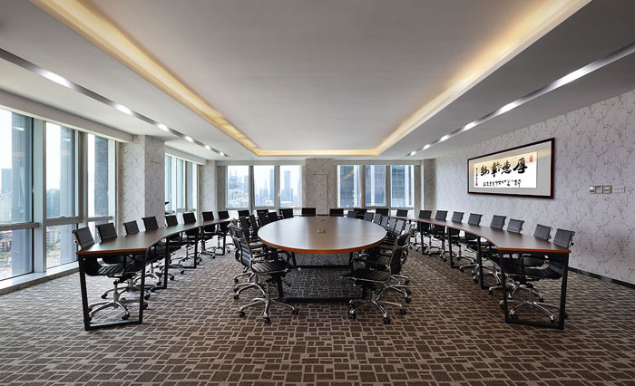 機(jī)電公司辦公室會(huì)議室裝修設(shè)計(jì)實(shí)景圖