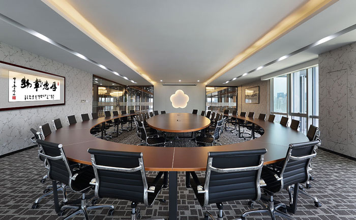 機(jī)電公司辦公室會(huì)議室裝修設(shè)計(jì)實(shí)景圖