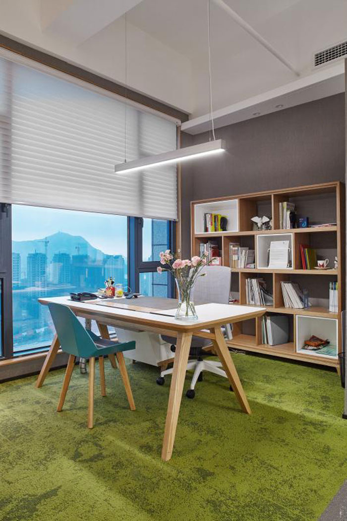 杭州總經理辦公室裝修設計效果圖