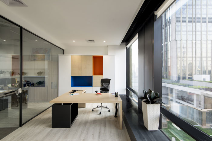 醫療機構總經理辦公室裝修設計效果圖