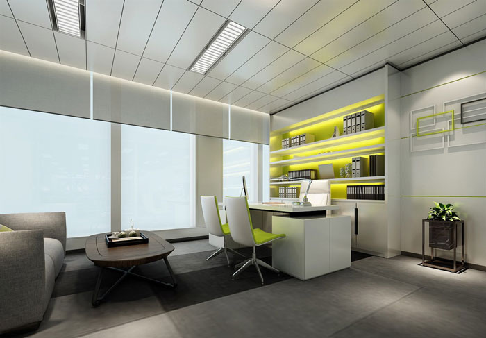 辦公室總部經理辦公室裝修設計效果圖