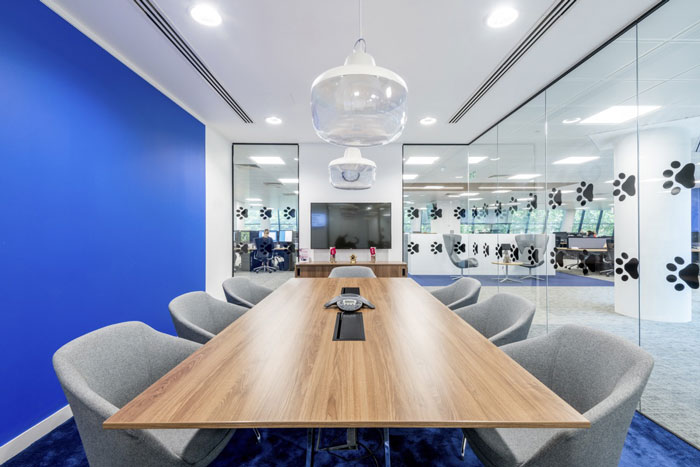 寵物醫院辦公室洽談室裝修設計效果圖