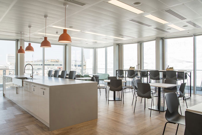 軟件公司辦公室茶水間裝修設計效果圖