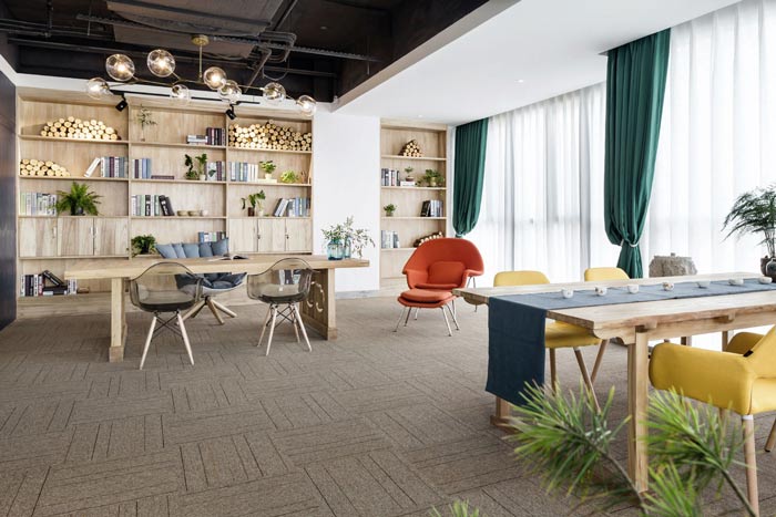 環(huán)保總經(jīng)理辦公室裝修設(shè)計(jì)效果圖