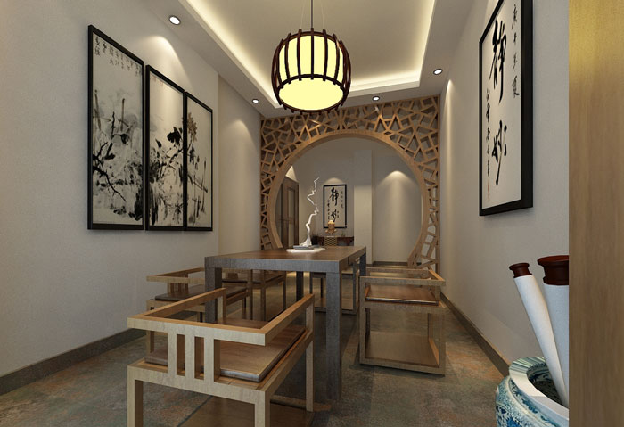 中醫館辦公室裝修設計效果圖