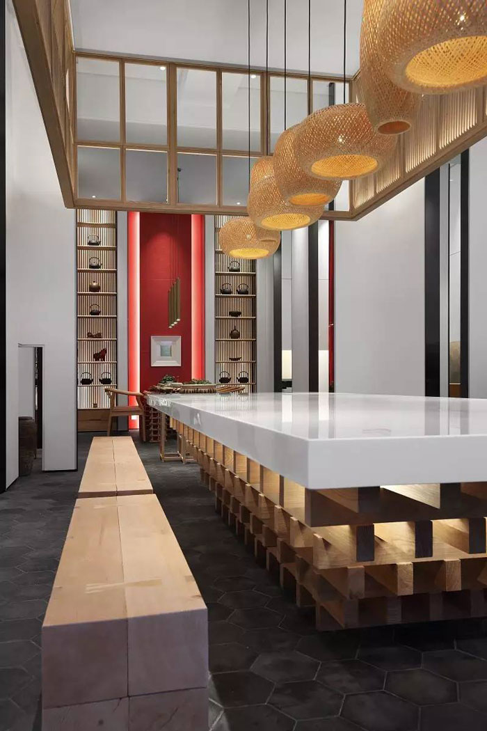 新中式風格辦公室會議區設計方案