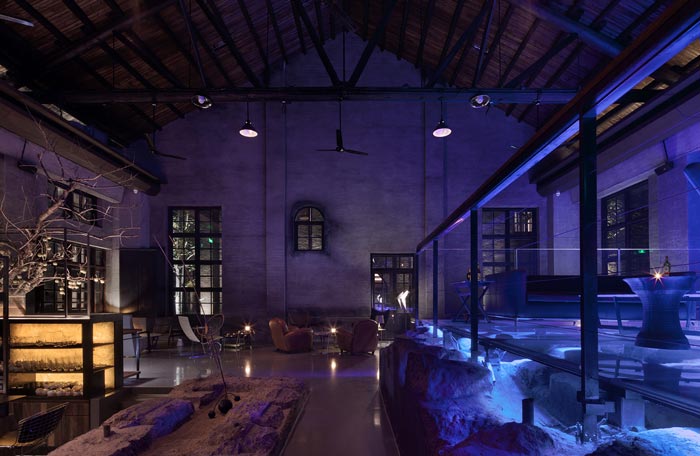 陽朔糖舍酒店酒吧裝修設計效果圖