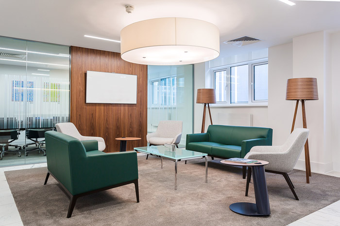 現代風格辦公室接待區裝修效果圖