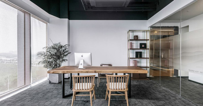 茶業公司總經理辦公室裝修設計方案