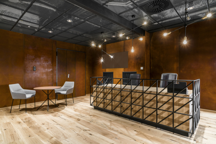 創(chuàng)意辦公空間前臺裝修設(shè)計效果圖