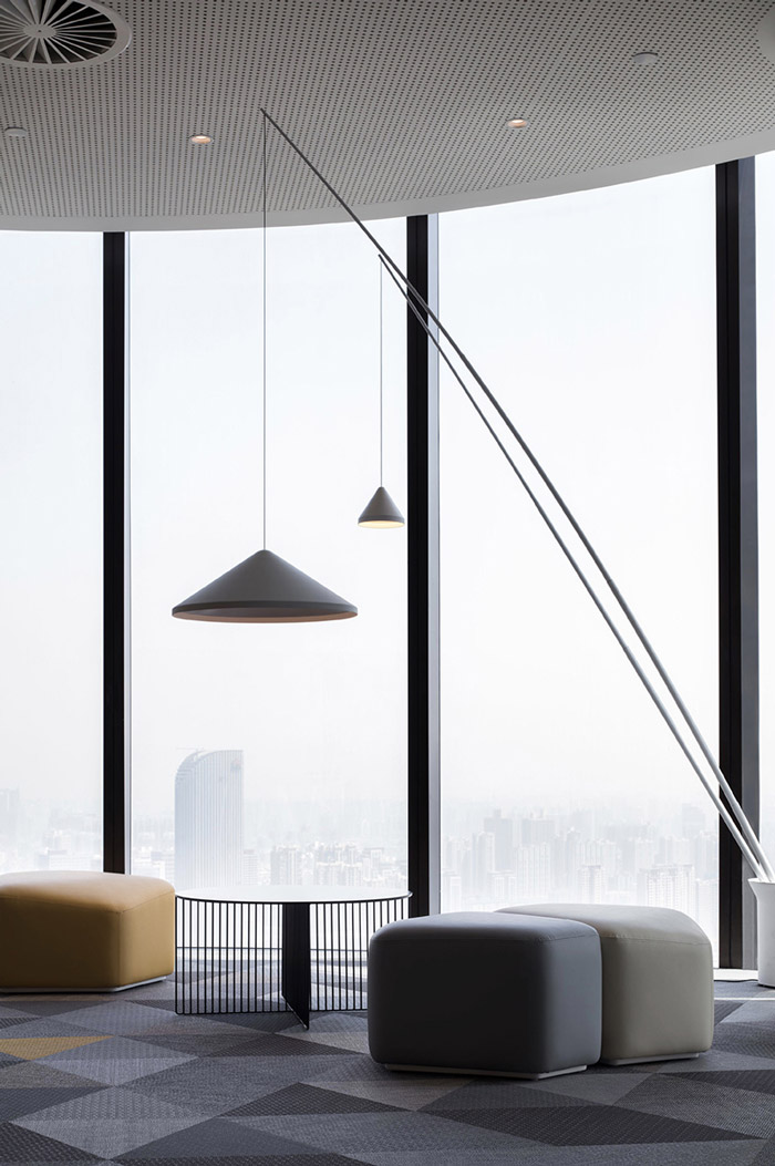 集團辦公室交流區設計效果圖