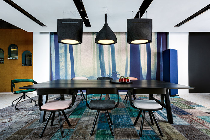 家具公司交流區裝修設計效果圖