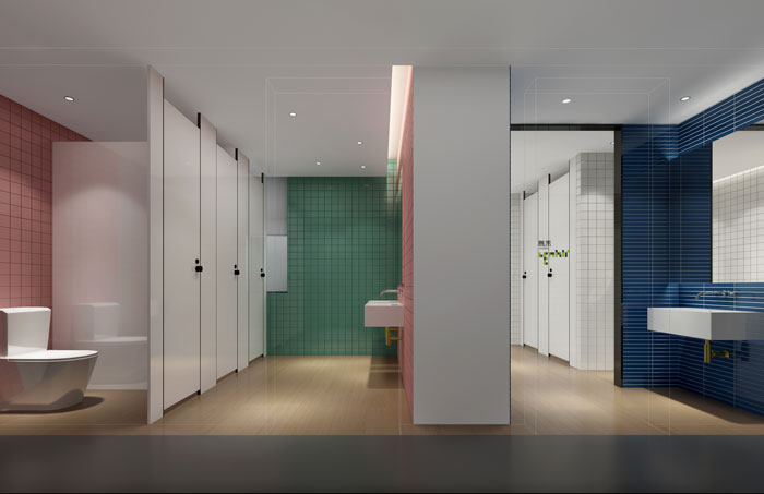 杭州集團公司辦公室衛生間裝修設計效果圖