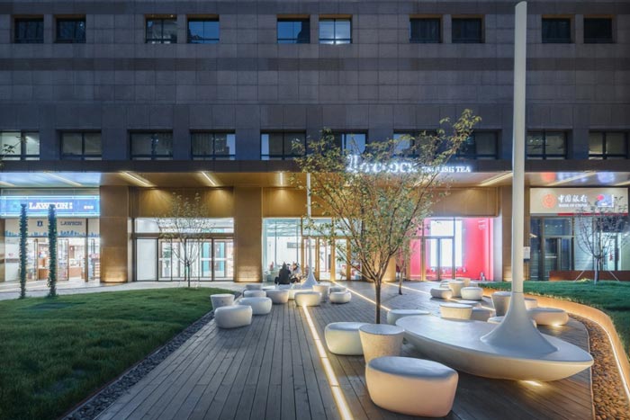 上海寶鋼辦公樓休息區設計方案