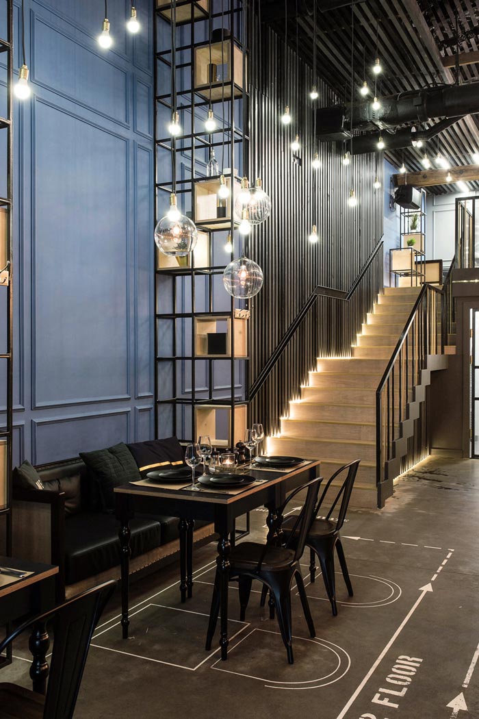 233平方工業(yè)風(fēng)酒吧吧臺設(shè)計方案